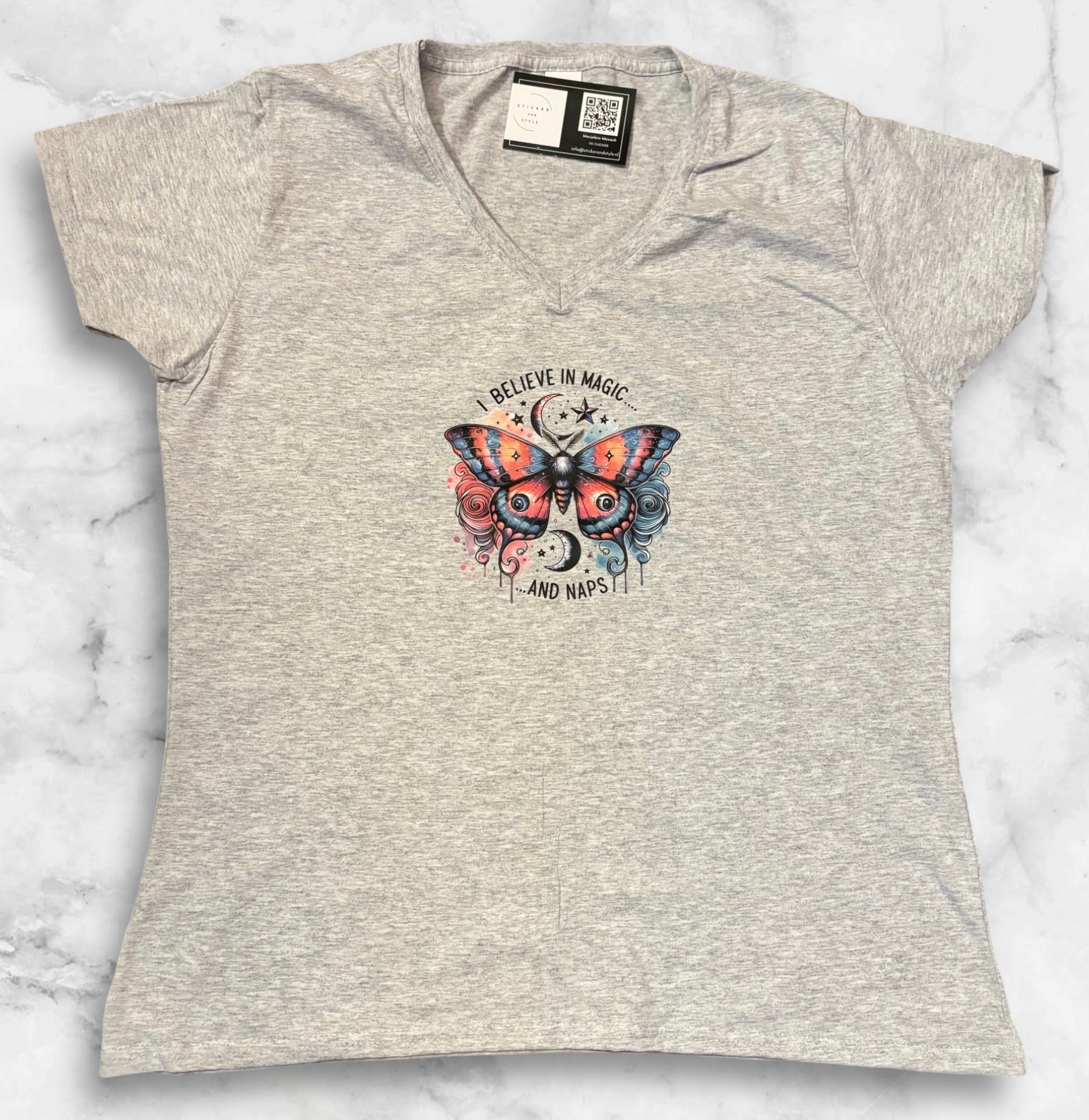 T-shirt met opdruk 'I Believe'