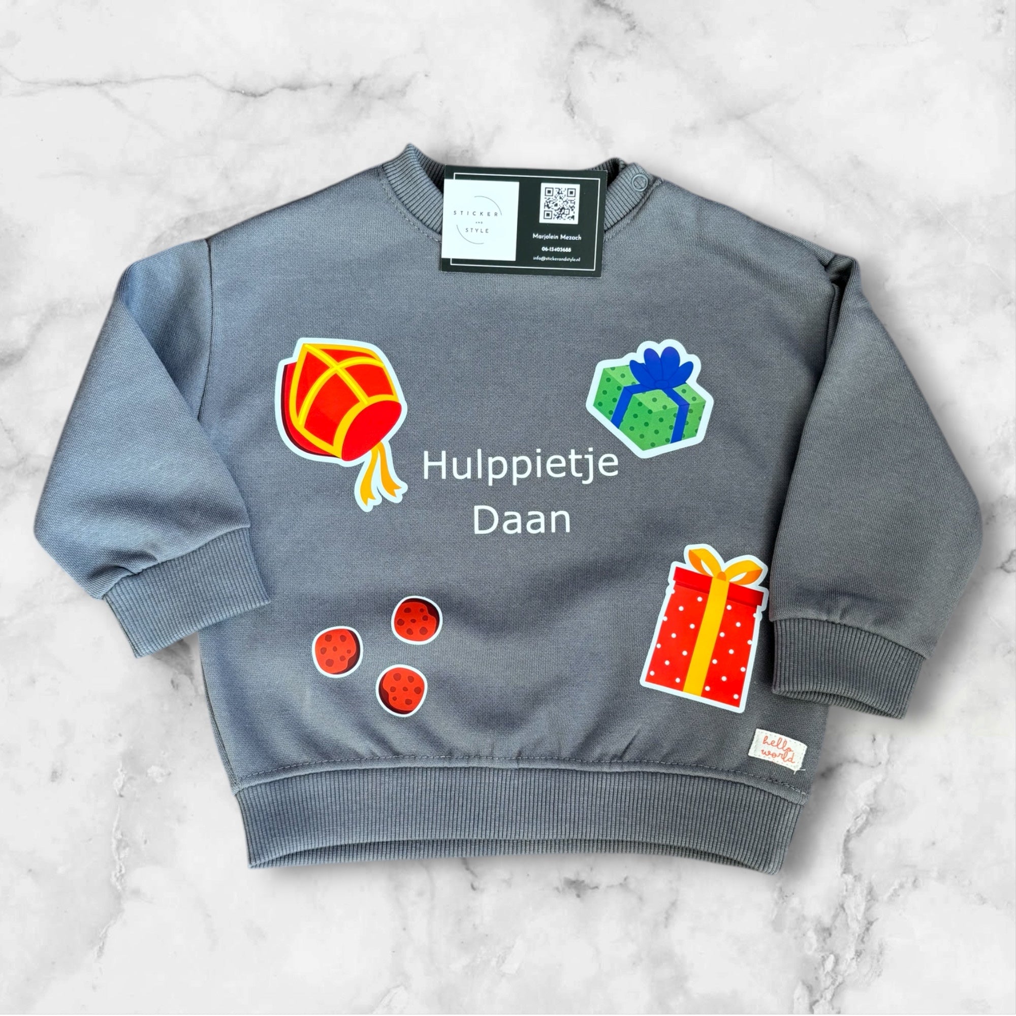Gepersonaliseerde Sinterklaas Trui – Hulppietje