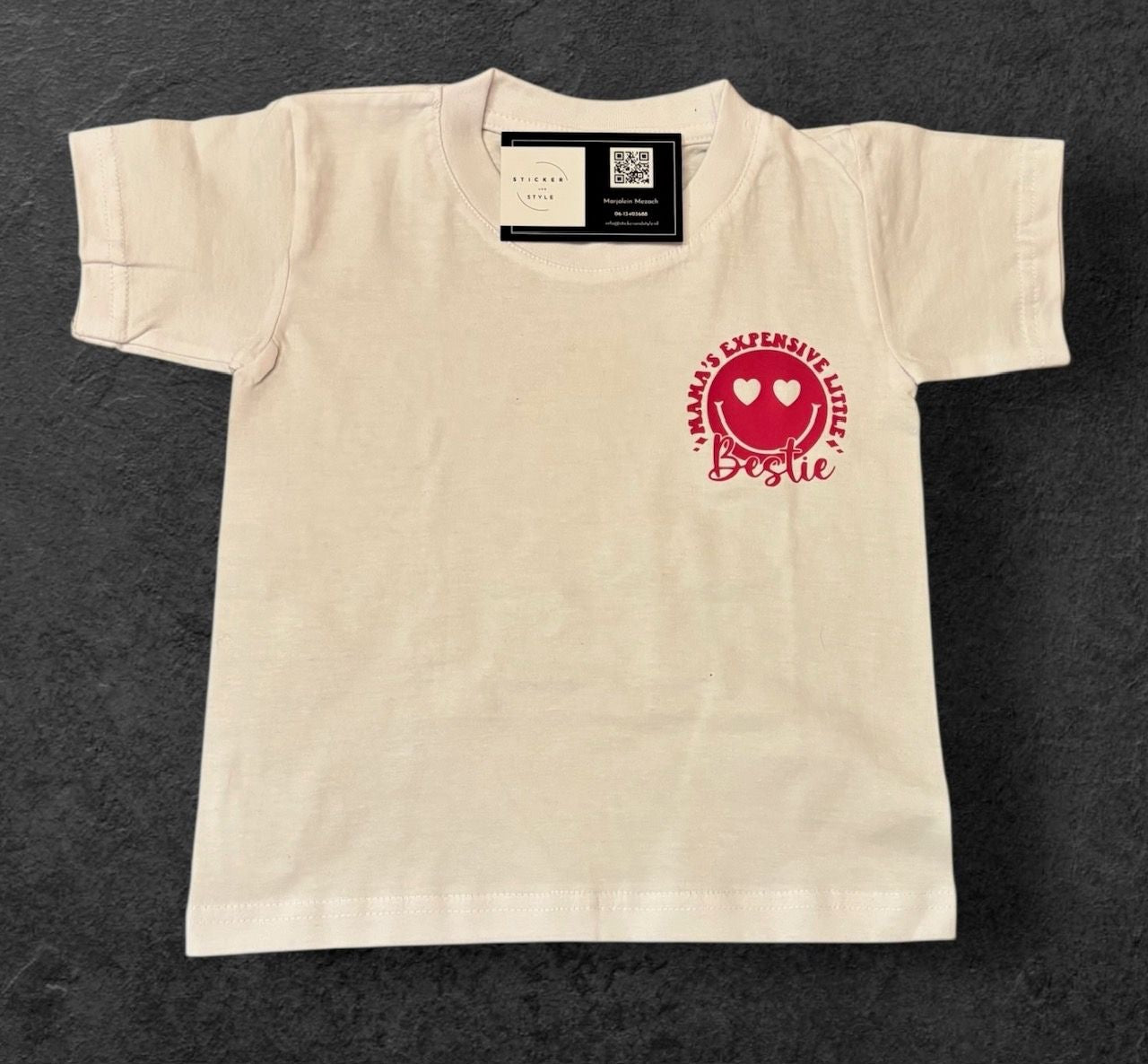 Bedrukte t-shirt ´mama´s expensive´