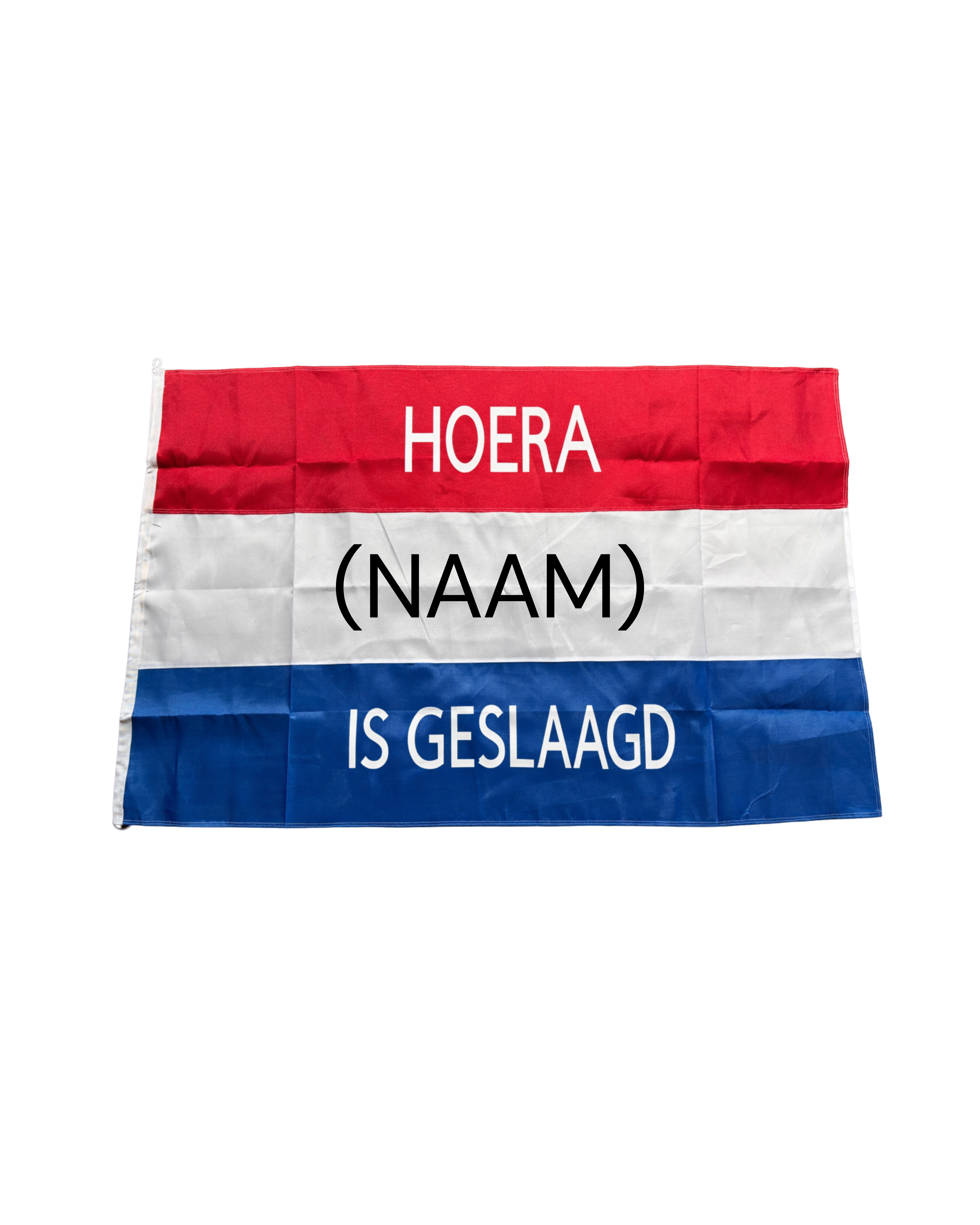 Gepersonaliseerde Nederlandse vlag Geslaagd! 🎓