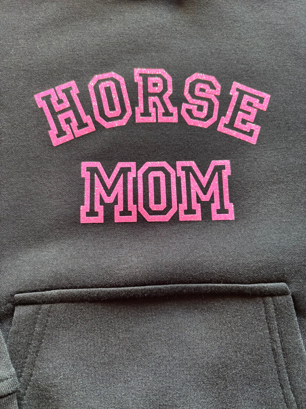 Hoodie met opdruk 'Horse mom'