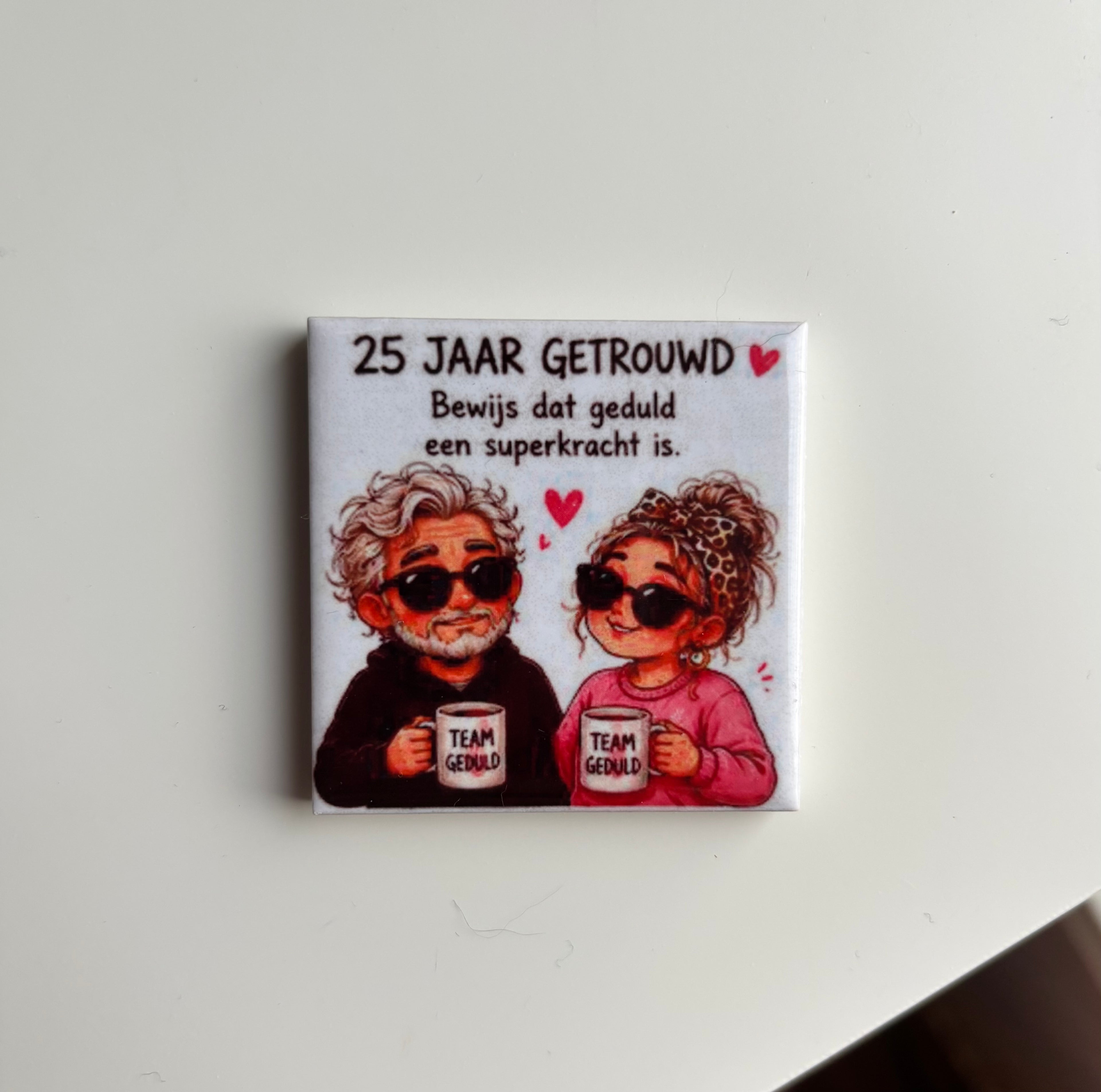 25 jaar getrouwd