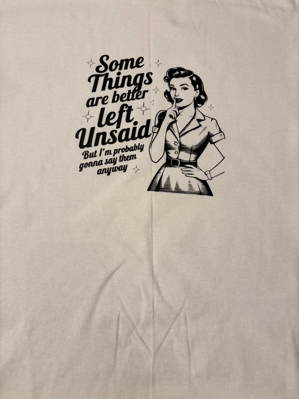 T-shirt met opdruk 'Some Things'