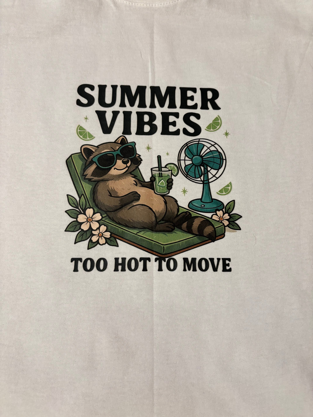 T-shirt met opdruk 'Summer Vibes'
