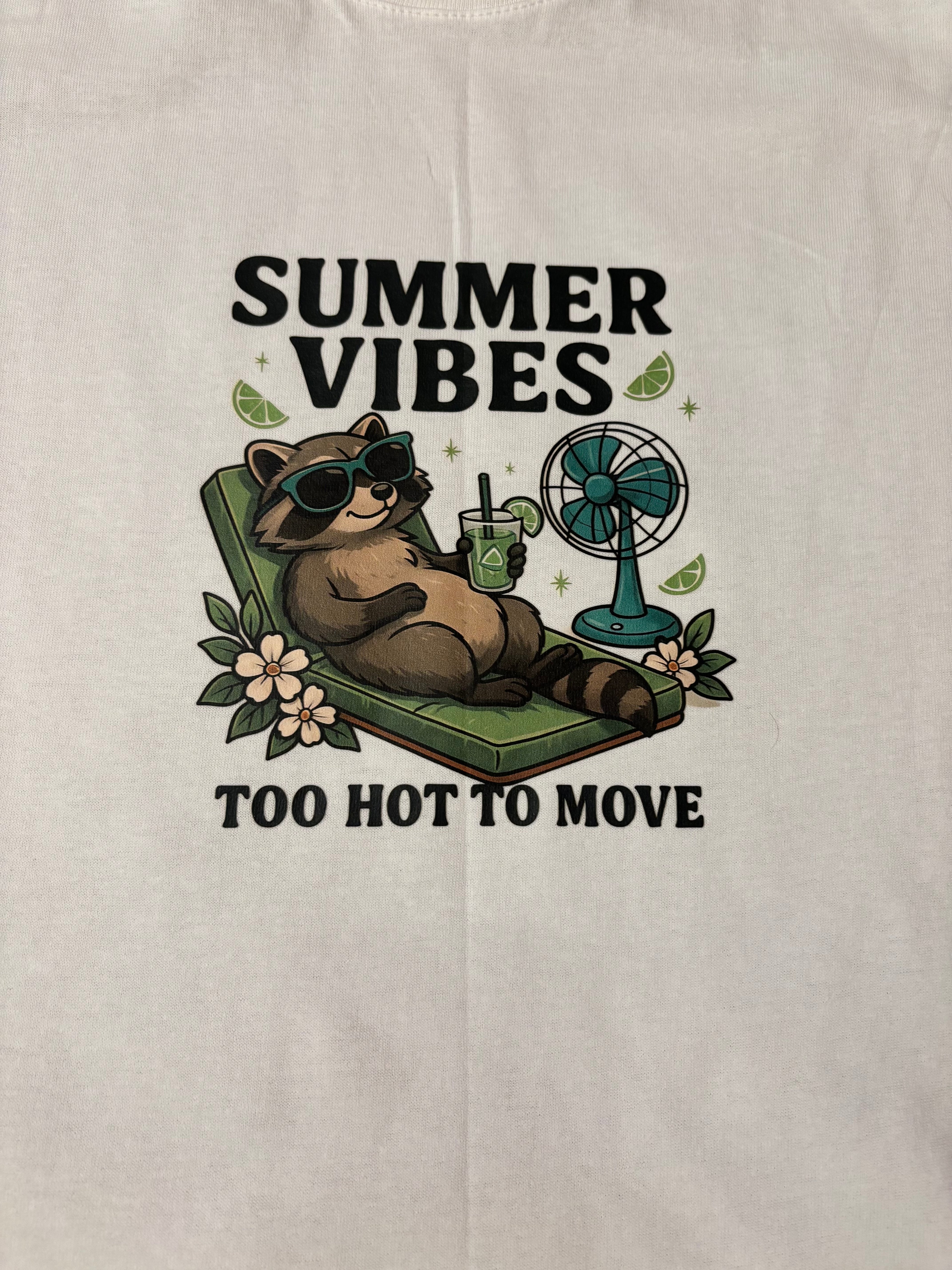 T-shirt met opdruk 'Summer Vibes'