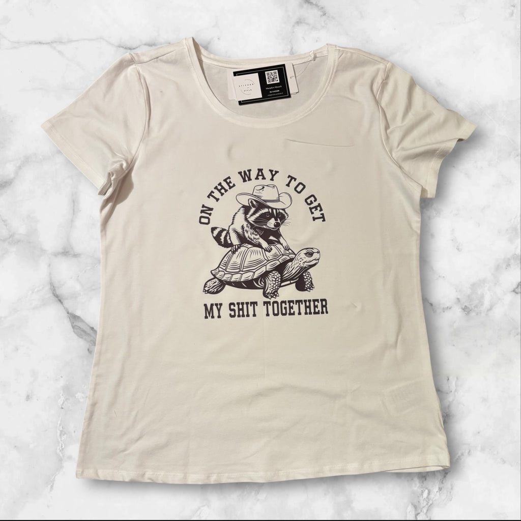 T-shirt met opdruk 'Together'