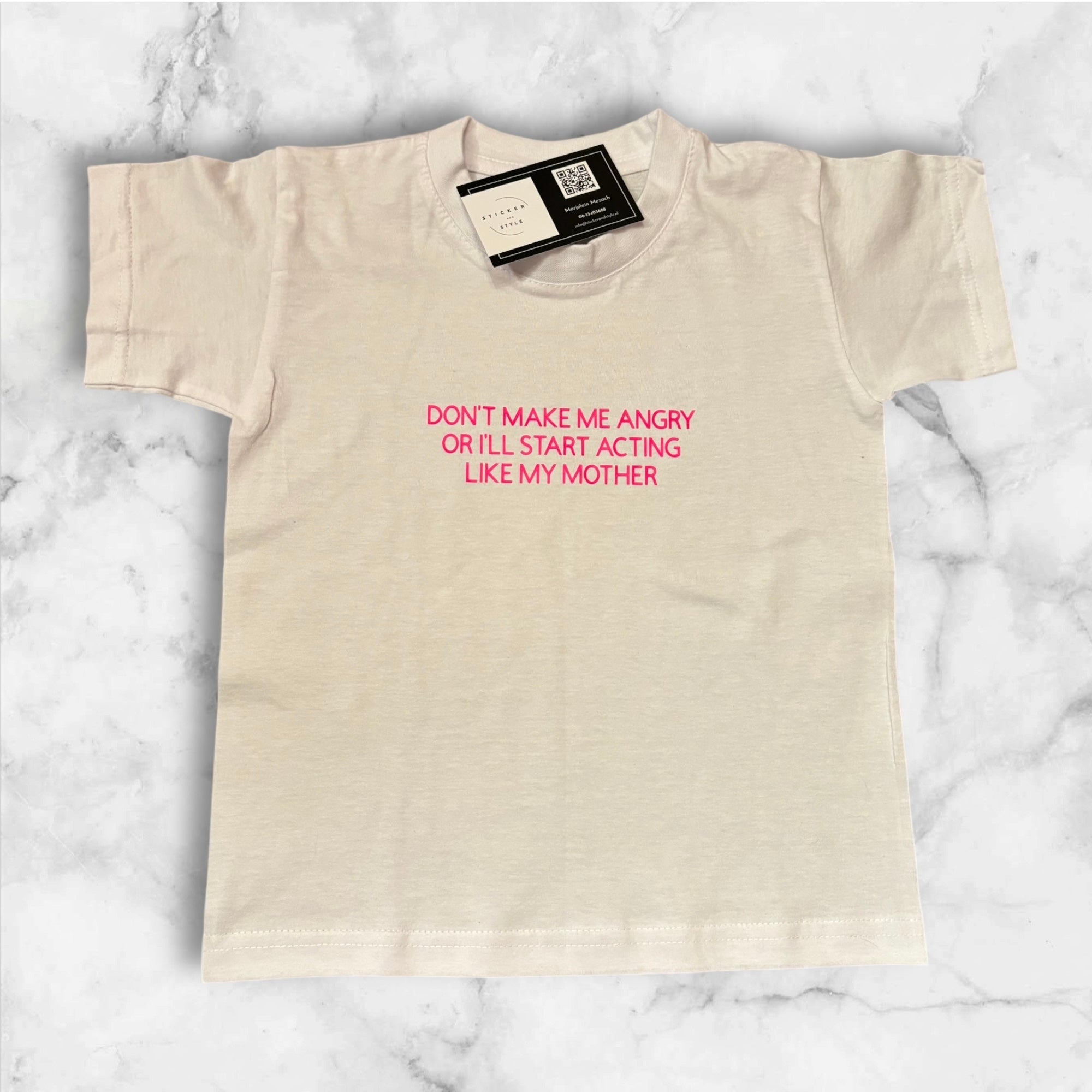 Bedrukt t-shirt ´Acting like my mother´