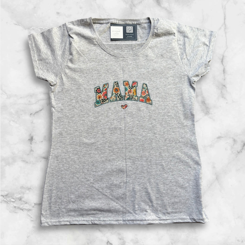 Bedrukt t-shirt 'Mama'