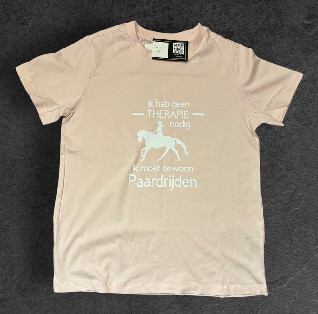 T-shirt met opdruk 'Ik heb geen'