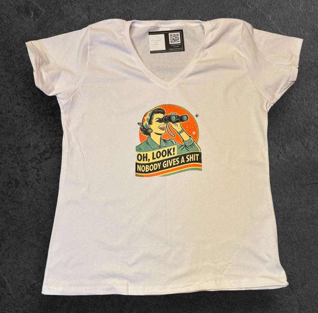 T-shirt met opdruk 'Oh Look!'