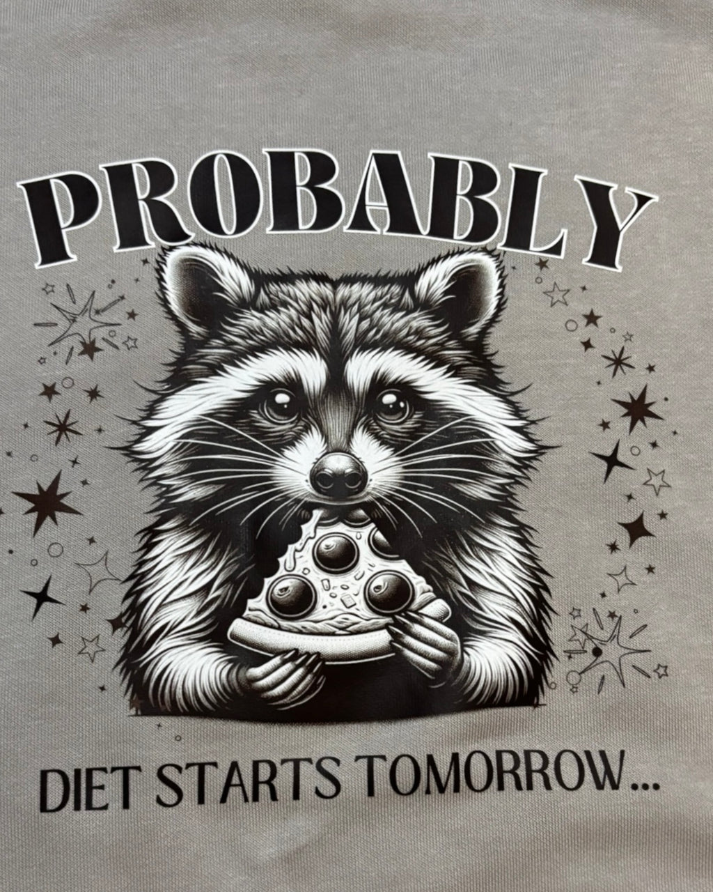 Bedrukte sweater 'Probably'