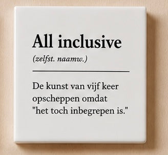 🍽️ All inclusive... herkenbaar? 😆